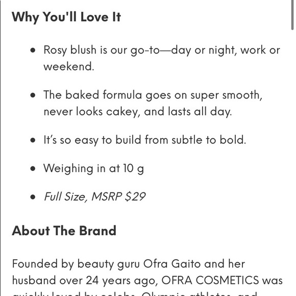 OFRA Blush Rose - Picture 4 of 4